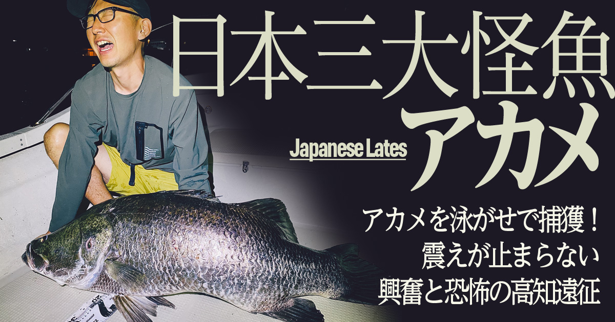 【日本三大怪魚】巨大なアカメを泳がせで捕獲！震えが止まらない興奮と恐怖の高知遠征 - Mr.NoBite 釣りリアルを求めて